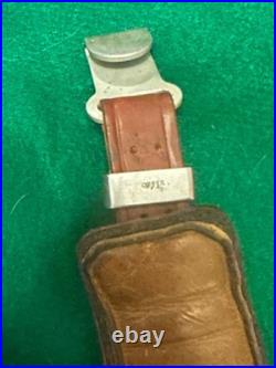 Vintage Roy Oster Competition Shooter's Leather Rifle Sling + Keeper