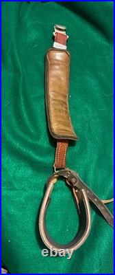 Vintage Roy Oster Competition Shooter's Leather Rifle Sling + Keeper