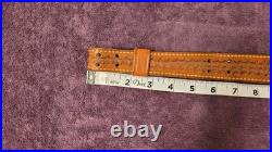 Vintage Safariland brown leather adjustable rifle sling