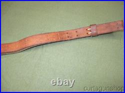 Vintage Swiss Craft No 104 1 Inch Leather Rifle Sling In Original Box