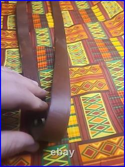 Vintage The George Lawrence Co #57 Leather Rifle Sling With Swivels