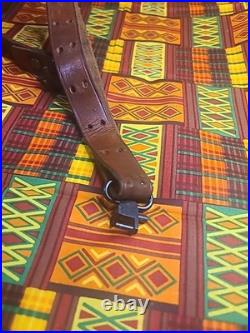 Vintage The George Lawrence Co #57 Leather Rifle Sling With Swivels