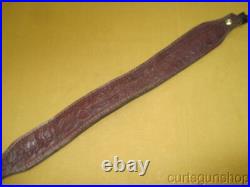 Vintage Torel Brown Leather Cobra Style Rifle Sling No 4891