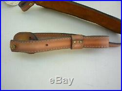 Vintage Torel Deluxe Gunslinger Tooled Leather Grizzly Rifle Sling NIB Ex. Cond