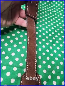 Vintage Torel White Stitched Padded Suede Backed Suede Rifle Sling