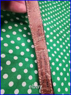 Vintage Torel White Stitched Padded Suede Backed Suede Rifle Sling