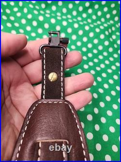 Vintage Torel White Stitched Padded Suede Backed Suede Strap Rifle Sling
