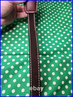 Vintage Torel White Stitched Padded Suede Backed Suede Strap Rifle Sling