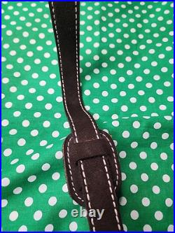 Vintage Torel White Stitched Padded Suede Backed Suede Strap Rifle Sling