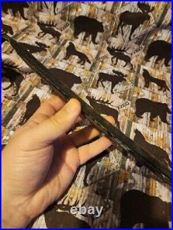 Vintage Trebark Padded Suede Leather Backed Rifle Shotgun Sling With Swivels