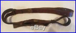 Vintage USGI WWII Boyt Leather Rifle Sling (The REAL DEAL) 1 1/8 Wide M1907
