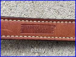 Vintage Uncle Mikes Basket Weave Adjustable 1 Sling & Swivel