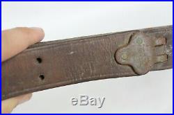 Vintage WW2 U. S. Boyt 1943 Rifle Sling Strap Leather Original Collectable Rare