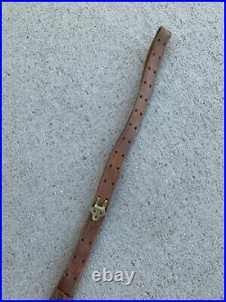 Vintage WWII US M1 Garand Rifle Leather Rifle Carry Sling Collectible