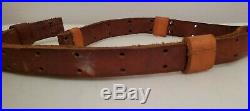Vintage Winchester or Remington 7/8 oiled leather Rifle or Gun Sling Adjustable