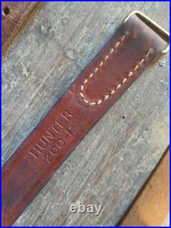Vintage leather rifle sling lot Vintage leather rifle sling lot