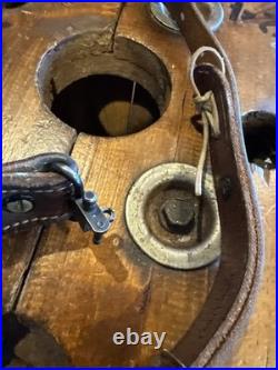 Vtg. Bianchi Cobra Leather Rifle Sling With Swivels