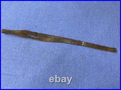 Vtg Brauer Bros. Leather Rifle Sling 1 Inch Wide Adjustable