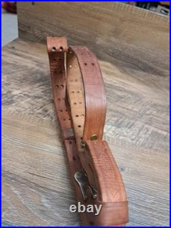 Vtg Kassinar Stamped Leather 1 Rifle Sling