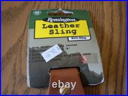 Vtg Padded Remington Leather Rifle Sling NWT 27-136R 0227 Brass screws
