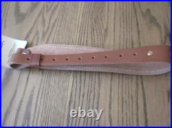 Vtg Padded Remington Leather Rifle Sling NWT 27-136R 0227 Brass screws