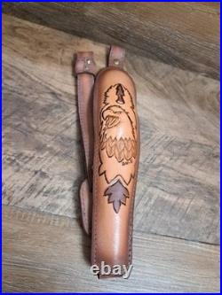 Vtg. Stalker Leather Padded Cobra Rifle Sling