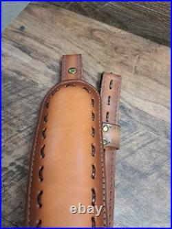 Vtg. Stalker Leather Padded Cobra Rifle Sling