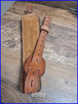 Vtg. Stalker Leather Padded Cobra Rifle Sling