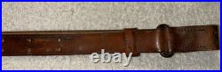 Vtg WWI WWII leather 1.25 wide RIFLE SLING M1907 M1903 Garand Spring Vtg WWI WWII leather 1.25 wide RIFLE SLING M1907 M1903 Garand Spring