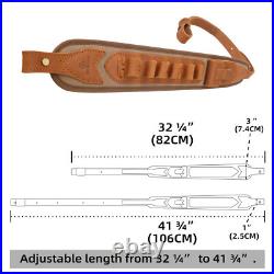 WAYNE'S DOG Canvas Rifle Gun Sling Strap Ammo Holder for. 308.30-30.22MAG 12GA WAYNE'S DOG Canvas Rifle Gun Sling Strap Ammo Holder for. 308.30-30.22MAG 12GA