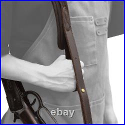 WAYNE'S DOG Hunting Leather Gun Buttstock with New Gun Sling. 22 12GA. 357.308