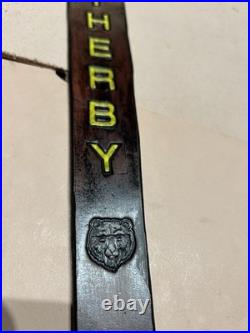 WEATHERBY # 2 Custom Leather Rifle Sling Hand Tooled and Handmade in the USA