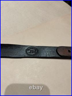 WEATHERBY # 2 Custom Leather Rifle Sling Hand Tooled and Handmade in the USA