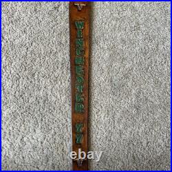WINCHESTER 77 Custom Leather Rifle Sling Hand Tooled And Made in the USA