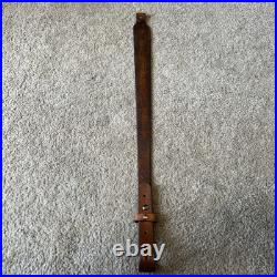 WINCHESTER 77 Custom Leather Rifle Sling Hand Tooled And Made in the USA
