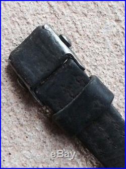 Ww2 German Leather K98 Mauser Rifle Sling. Orig