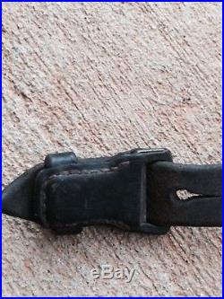 Ww2 German Leather K98 Mauser Rifle Sling. Orig