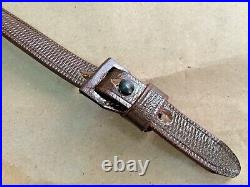 WWII German K98 98K LEATHER RIFLE SLING (REPRO) X 2 UNITS (2 Slings)