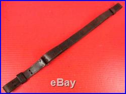 WWII US ARMY AEF M1907 Leather Sling M1903 Springfield Rifle Marked Milsco
