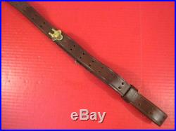 WWII US Army M1907 Leather Sling for Browning M1918 BAR Rifle Original XLNT