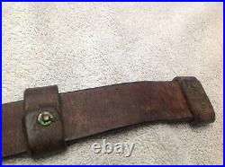 WWI BRITISH SMLE LEATHER RIFLE SLING H. G. R. Ld. 1919 Complete