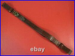 WWI Era US ARMY AEF M1907 Leather Sling M1903 Springfield Rifle Dated 1918 #2