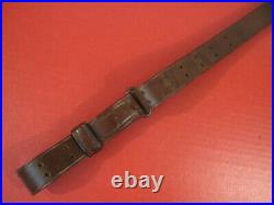 WWI Era US ARMY AEF M1907 Leather Sling M1903 Springfield Rifle Dated 1918 #2