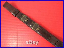 WWI US ARMY AEF M1907 Leather Sling M1903 Springfield Rifle Dated 1917 NICE #1
