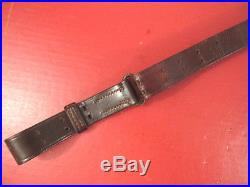 WWI US ARMY AEF M1907 Leather Sling M1903 Springfield Rifle Dated 1918 NICE