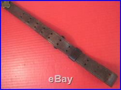 WWI US ARMY AEF M1907 Leather Sling M1903 Springfield Rifle Dated 1918 NICE #1