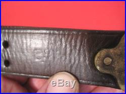 WWI US ARMY AEF M1907 Leather Sling M1903 Springfield Rifle Dated 1918 NICE #3