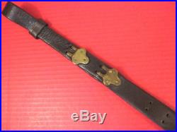 WWI US ARMY AEF M1907 Leather Sling M1903 Springfield Rifle Dated 1918 NICE #4