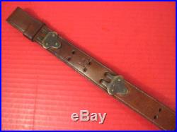 WWI US ARMY AEF M1907 Leather Sling M1903 Springfield Rifle Dtd HOYT 1918 #3