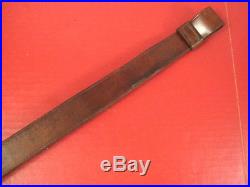 WWI US ARMY AEF M1907 Leather Sling M1903 Springfield Rifle J. C. S. CO. XLNT